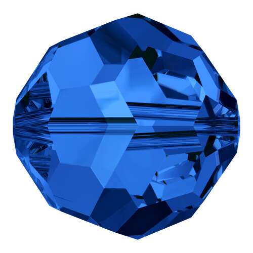 5000 - 6mm - Sapphire (206) - Round Crystal Bead