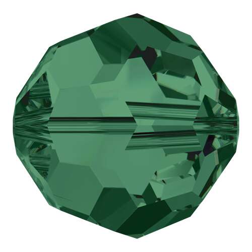 5000 - 8mm - Emerald (205) - Round Crystal Bead