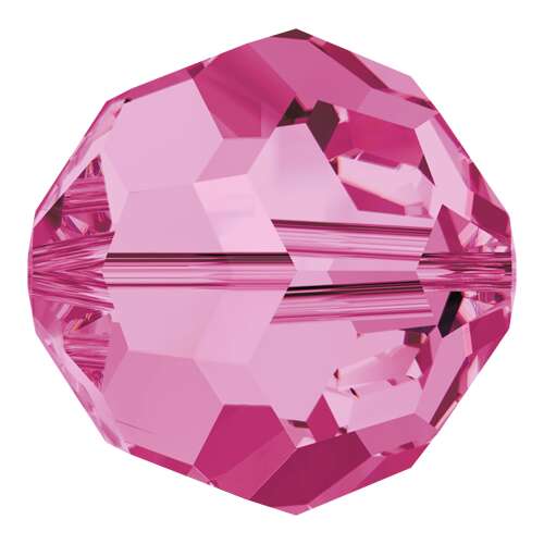 5000 - 8mm - Rose (209) - Round Crystal Bead