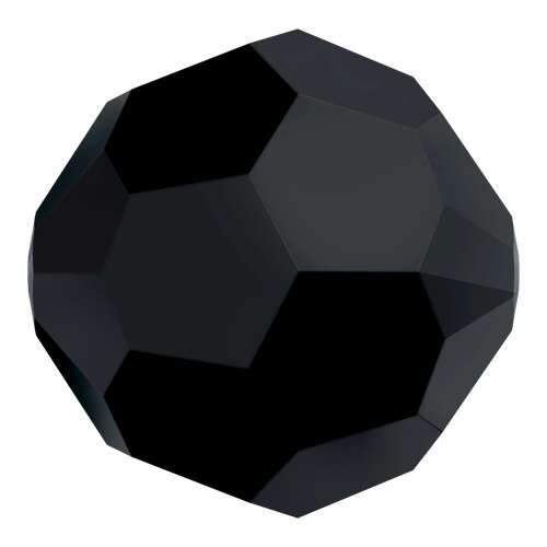 5000 - 10mm - Jet (280) - Round Crystal Bead