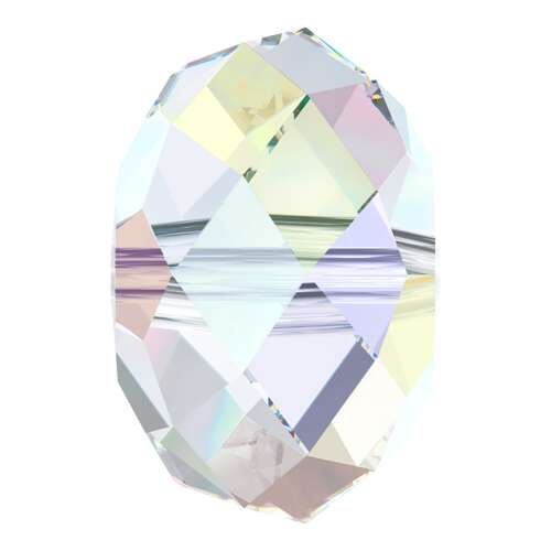 5040 - 12mm - Crystal AB (001 AB) - Briolette Crystal Bead