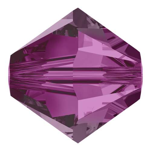 5328 - 3mm - Fuchsia (502) - Bicone Xilion Crystal Bead