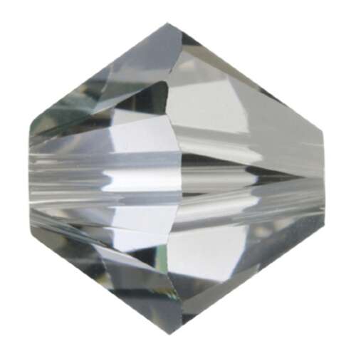 5328 - 4mm - Crystal Satin (001 SATIN) - Bicone Xilion Crystal Bead