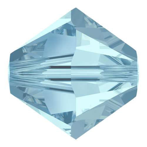5328 - 4mm - Aquamarine (202) - Bicone Xilion Crystal Bead