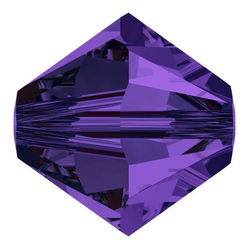 5328 - 4mm - Purple Velvet (277) - Bicone Xilion Crystal Bead