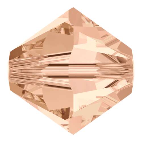 5328 - 4mm - Light Peach (362) - Bicone Xilion Crystal Bead