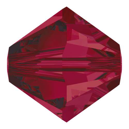 5328 - 4mm - Ruby (501) - Bicone Xilion Crystal Bead