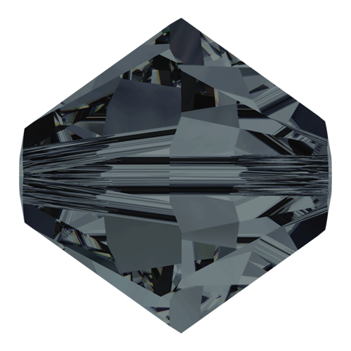 5328 - 6mm - Graphite (253) - Bicone Xilion Crystal Bead