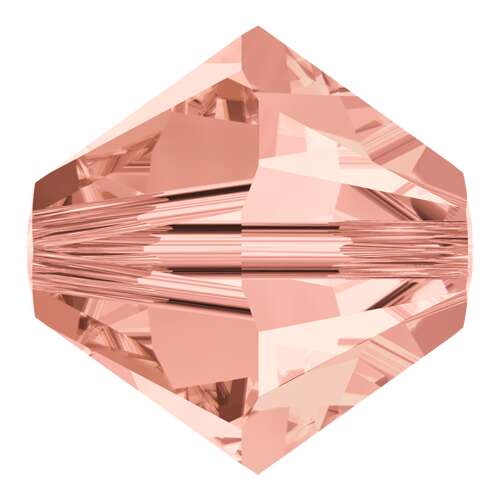 5328 - 6mm - Rose Peach (262) - Bicone Xilion Crystal Bead