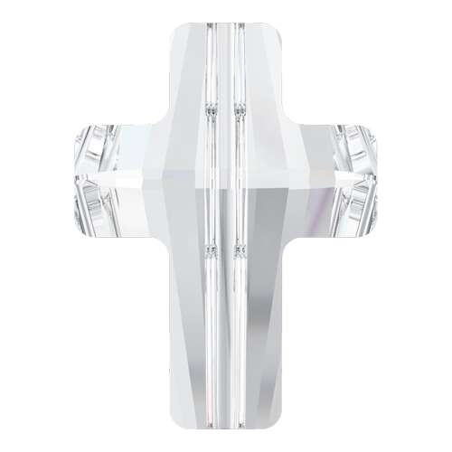 Swarovski Crystal Glass Beads Cross 5378 Clear 14mm
