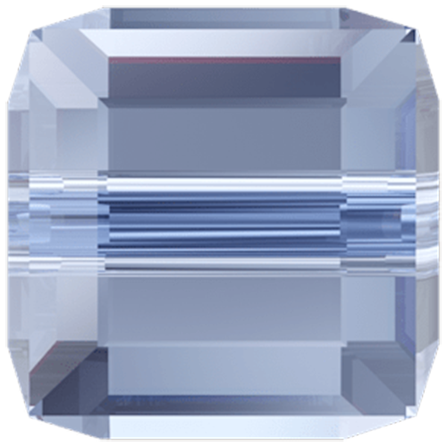 5601 - 6mm - Light Sapphire (211) - Cube Crystal Bead