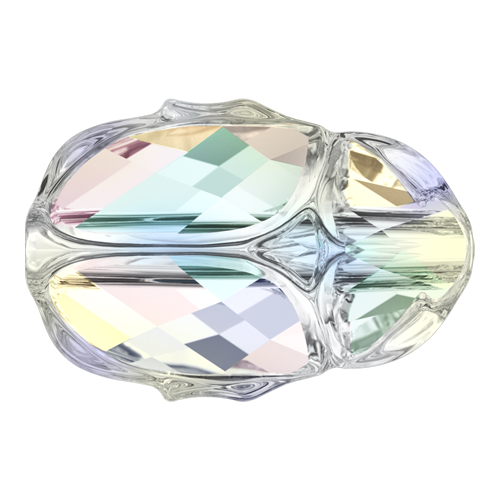 5728 - 12mm - Crystal AB (001 AB) - Scarab