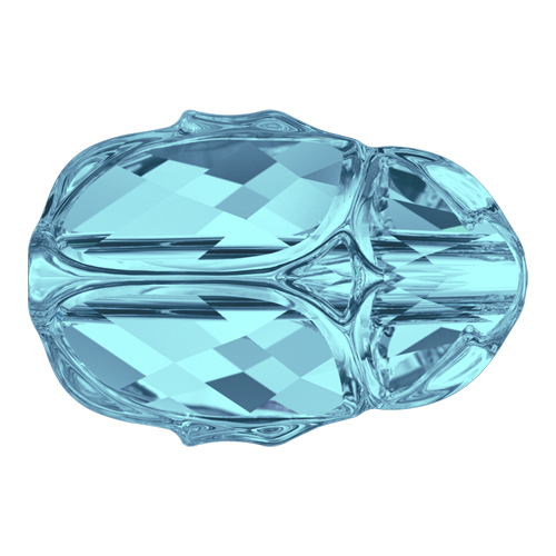 5728 - 12mm - Aquamarine (202) - Scarab