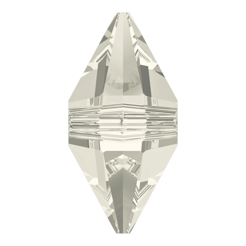 5747 - 12mm x 6mm - Crystal Silver Shade (001 SSHA) - Double Spike Crystal Bead