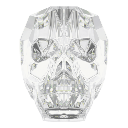 5750 - 13mm - Crystal (001) - Skull Crystal Bead