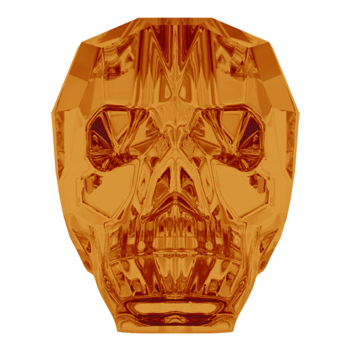 5750 - 13mm - Sun (248) - Skull Crystal Bead