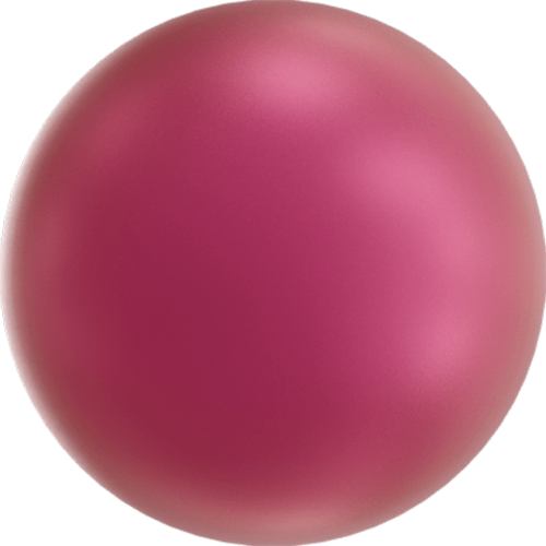 5817 - 6mm - Crystal Mulberry Pink Pearl (001 2018) - Cabochon Flat Back Crystal Pearl