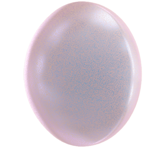 5817 - 6mm - Crystal Iridescent Dreamy Rose Pearl (001 2025) - Cabochon Flat Back Crystal Pearl