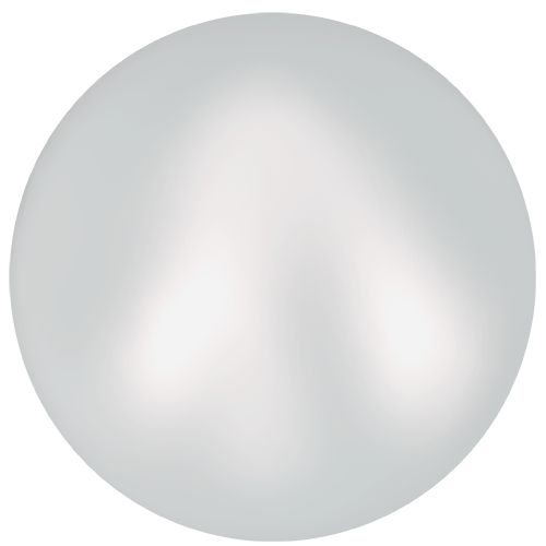 5817 - 6mm - Crystal Iridescent Dove Grey Pearl (001 954) - Cabochon Flat Back Crystal Pearl