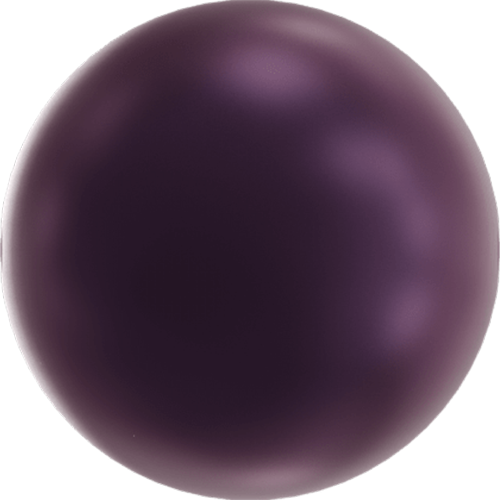 5817 - 8mm - Crystal Elderberry Pearl (001 2019) - Cabochon Flat Back Crystal Pearl
