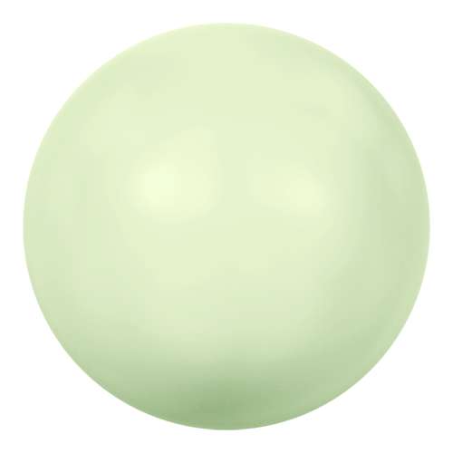 5817 - 8mm - Crystal Pastel Green Pearl (001 967) - Cabochon Flat Back Crystal Pearl