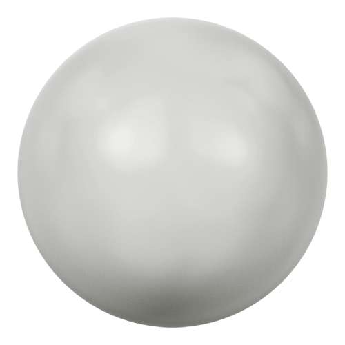 5817 - 10mm - Crystal Pastel Grey Pearl (001 968) - Cabochon Flat Back Crystal Pearl