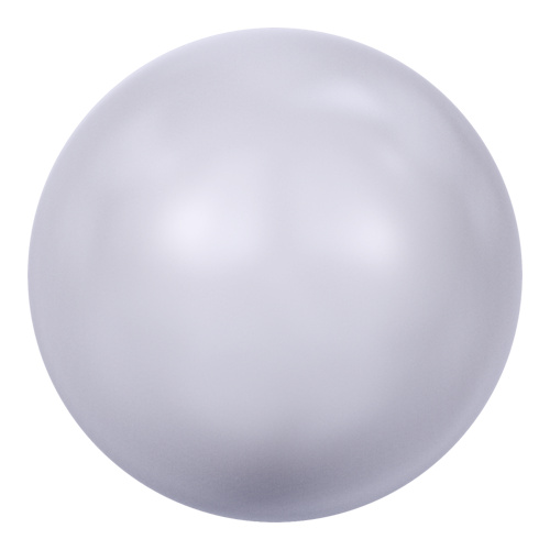 5818 - 6mm - Crystal Lavender Pearl (001 524) - Round Half Drilled Crystal Pearl
