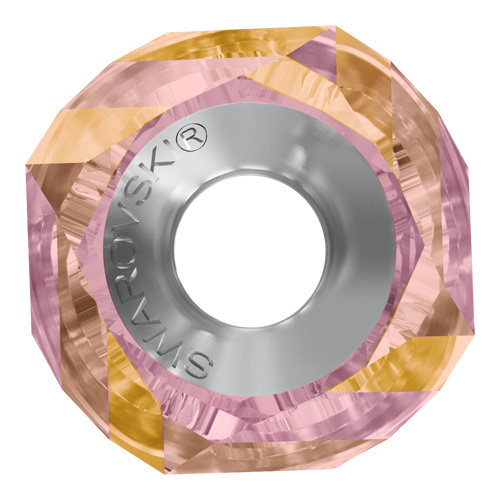 5928 - 14mm Steel - Crystal Astral Pink (001 API) - BeCharmed Helix Bead