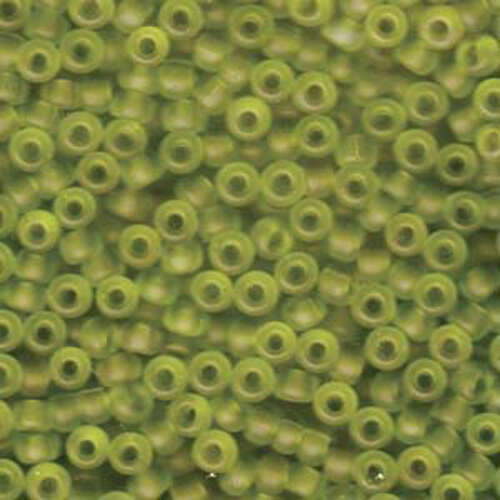 Miyuki 6/0 Rocaille Bead - 6-9143F - Matte Transparent Chartreuse