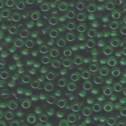 Miyuki 6/0 Rocaille Bead - 6-9146F - Matte Transparent Green