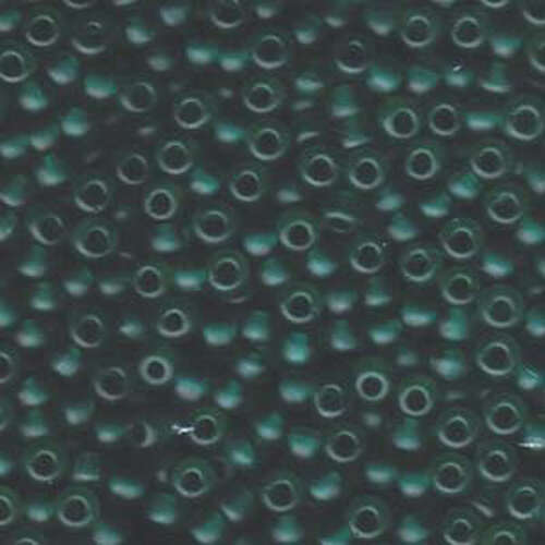 Miyuki 6/0 Rocaille Bead - 6-9147F - Matte Transparent Emerald