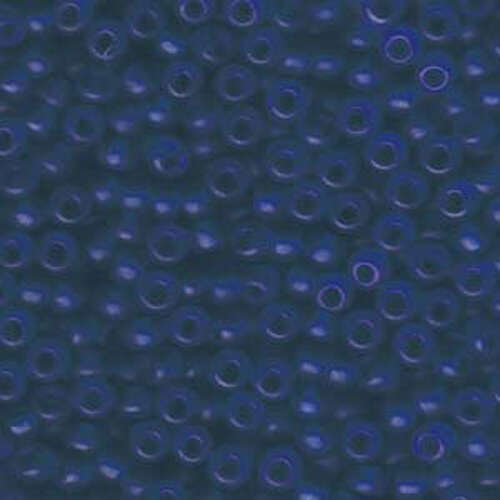 Miyuki 6/0 Rocaille Bead - 6-9149F - Matte Transparent Capri Blue