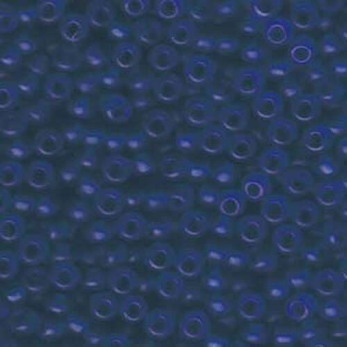 Miyuki 6/0 Rocaille Bead - 6-9149F - Matte Transparent Capri Blue