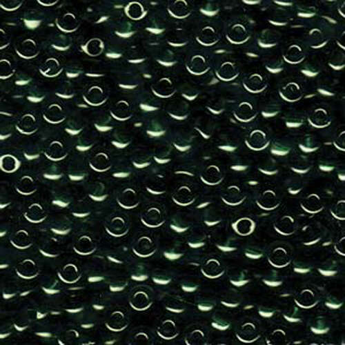 Miyuki 6/0 Rocaille Bead - 6-9156 - Transparent Dark Emerald