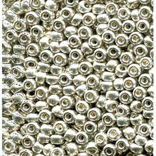 Miyuki 6/0 Rocaille Bead - 6-9181 - Galvanized Silver
