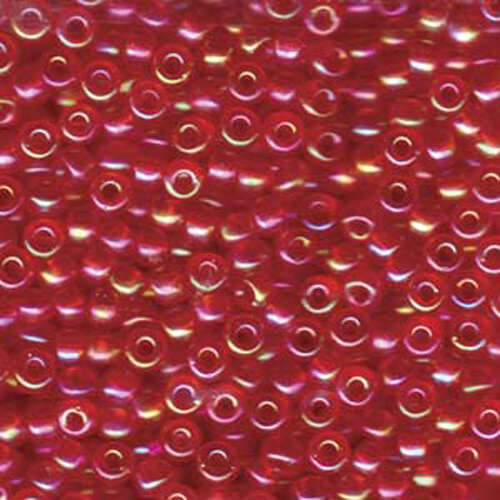 Miyuki 6/0 Rocaille Bead - 6-9254D - Transprent Dark Red AB