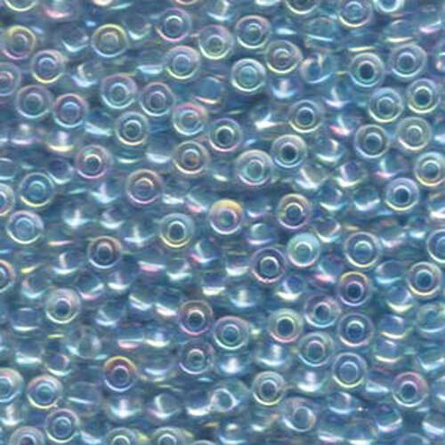 Miyuki 6/0 Rocaille Bead - 6-9269 - Glacier Blue Lined Crystal AB