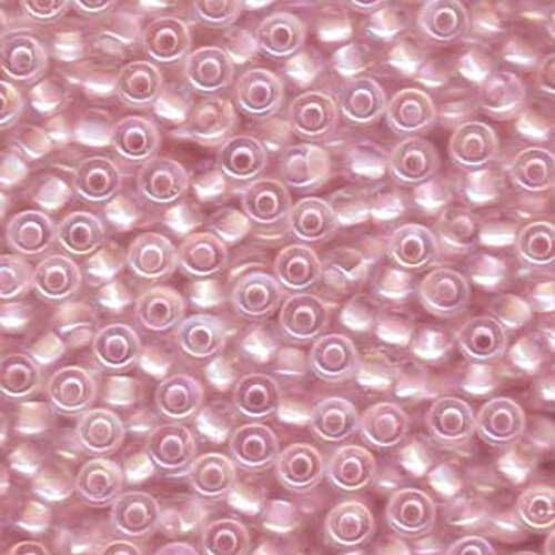 Miyuki 6/0 Rocaille Bead - 6-9272 - Pink Lined Crystal AB