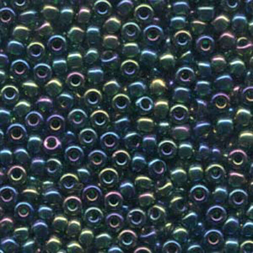 Miyuki 6/0 Rocaille Bead - 6-9289 - Transparent Evergreen AB