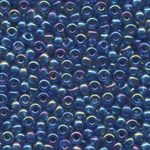 Miyuki 6/0 Rocaille Bead - 6-9291 - Transparent Capri Blue AB