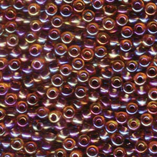 Miyuki 6/0 Rocaille Bead - 6-9342 - Berry Lined Light Topaz AB