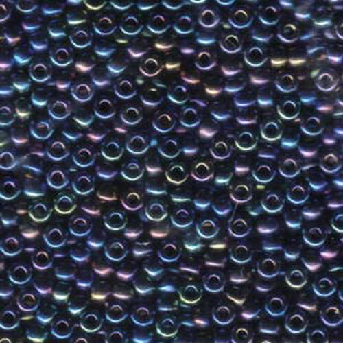 Miyuki 6/0 Rocaille Bead - 6-9401R - Opaque Black AB