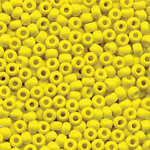 Miyuki 6/0 Rocaille Bead - 6-9404F - Matte Opaque Yellow