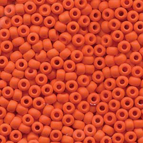 Miyuki 6/0 Rocaille Bead - 6-9406F - Matte Opaque Orange