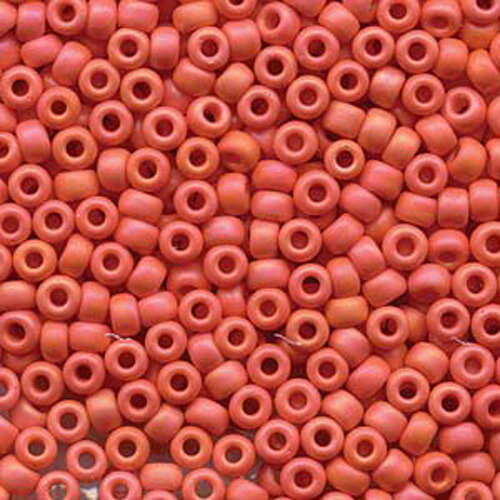 Miyuki 6/0 Rocaille Bead - 6-9406FR - Matte Opaque Orange AB