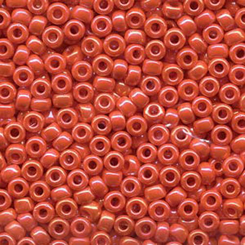 Miyuki 6/0 Rocaille Bead - 6-9406R - Opaque Orange AB