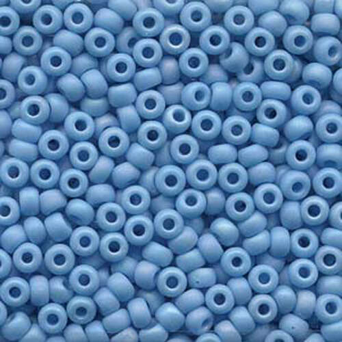 Miyuki 6/0 Rocaille Bead - 6-9413FR - Matte Opaque Turquoise Blue AB
