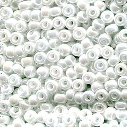 Miyuki 6/0 Rocaille Bead - 6-9420 - White Pearl Ceylon