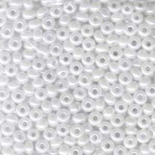 Miyuki 6/0 Rocaille Bead - 6-9528 - White Ceylon