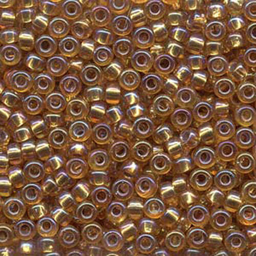 Miyuki 6/0 Rocaille Bead - 6-91004 - Silver Lined Dark Gold AB Golds